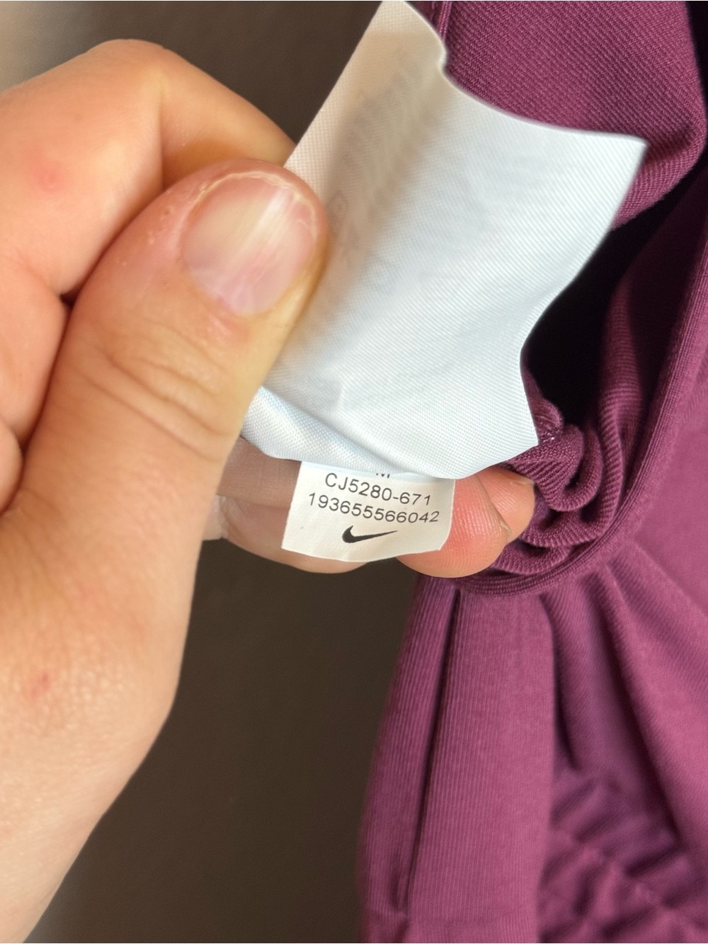Nike Dri-FIT Training Jumpsuit Purple Magenta Sleeveless - Picture 15 of 15